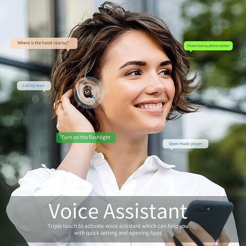 Wireless Earbuds,Bluetooth Earbuds with Husky Appearance Design Charging Case Bass Sound IPX6 Waterproof Sports Bluetooth Headphones with Mic Touch Control 36H Playtime… in Saudi Arabia
