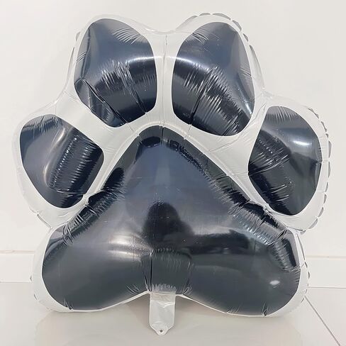 CYMYLAR 3PCS 25 * 28 inch Blue White Dog Paw Balloon Blueyi Foil Balloons/Blueyi Birthday Party Supplies Balloons/Baby Shower Girls and Boys Blue Theme Happy Birthday Party Decorations in Saudi Arabia