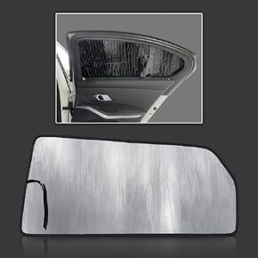 GalaxyAutoShield Custom Fit Front Side Window Sunshades (2pcs) for 2019 2020 2021 2022 2023 2024 2025 BMW 3-Series Sedan, Accessories UV Reflector Privacy Insulated Protection (Made in USA)