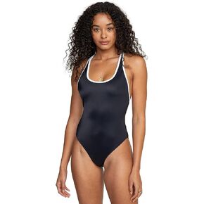 RVCA Women's Standard Cheeky One Piece Swimsuit