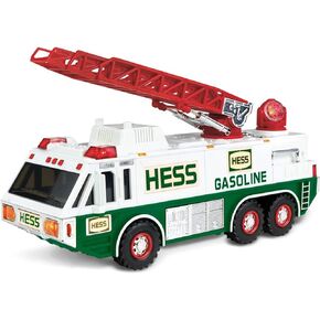 Generic Hess Emergency Rescue Fire Ladder Truck1996 by Amerada Hess Corporation, White, Medium