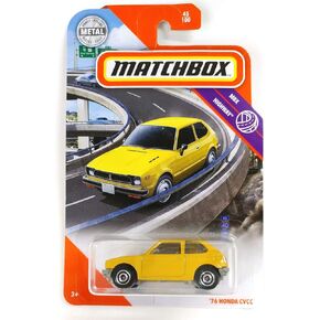 Matchbox 2020 MBX Highway 45/100 - '76 CVCC (Yellow)