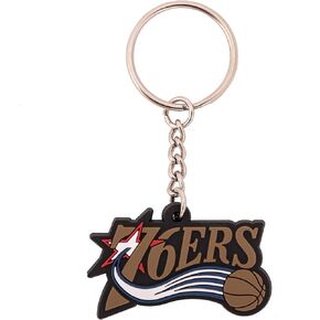 Desert Cactus Philadelphia 76ers Keychain NBA National Basketball Association Car Keys Holder (PVC - Vintage B)