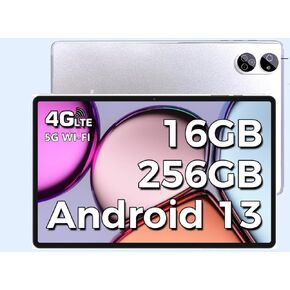 Android Tablet 10.1" inch, 4G LTE Dual SIM, 16GB RAM,256GB Storage,Supports Extend 1TB, IPS Touchscreen,Dual Camera, WiFi/WLAN/Bluetooth/GPS,TYD-109