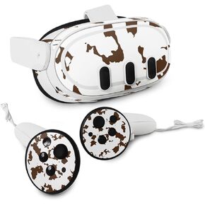 MightySkins Skin Compatible with Meta Quest 3 - Brown Cow | Protective, Durable, and Unique Vinyl Decal wrap Cover | Easy to Apply, Remove, and Change Styles