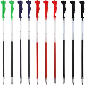 DUNBONG Multi Color Pen white 4 In 1 Multi function Pen with Black, Blue, Red, Green, Metal Gel Ballpoint Pen, 1-Count (White)