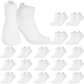20 Pairs Women Low Cut Ankle Socks Athletic Socks No Show Colorful Socks for Running Workout Sports