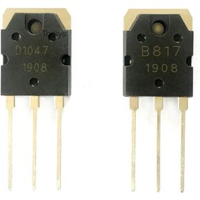New 2Pair for 2Pcs D1047 2SD1047 2SD1047E + 2Pcs B817 2SB817 2SB817E to-3P Silicon NPN Power Transistors D1047E + B817E
