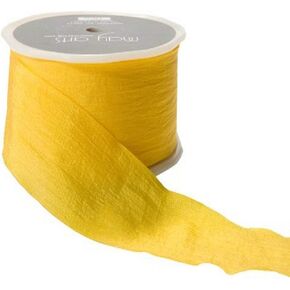May Arts 1-1/2-Inch Wide Ribbon, Ivory Solid
