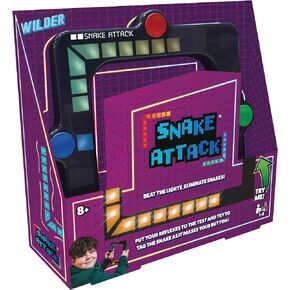 Snake Attack Electronic Handheld Game – Solo and Multiplayer Reflex Game for Kids Ages 8+