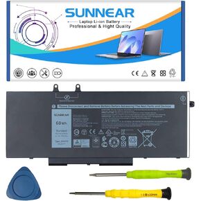 0G74G Laptop Battery Replacement for Dell Latitude 5300 5310 7300 7400 E5300 E5310 E7300 E7400 Series OG74G 2PFPW 02PFPW 3KF82 8JYHH 11.4V 42Wh 3500mAh 3-Cell