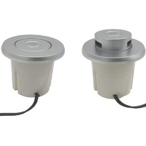 Desk USB Power Grommet Pop Up USB Hub Recessed USB Outlet for Countertop Sofa Built in Power Dock Station with 2 USB Ports Silver Color.
