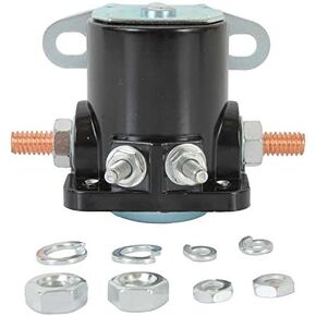 RAREELECTRICAL New 12V Solenoid Compatible With Starters For Ford F-100 1961-1968 By Part Numbers D2ZF-11001-CA D2ZF-11001-AA SW3 SO51304 D2TF-11001-AA D2TF-11001-BA SR589X D42F-11001-AA E8DZ11002A