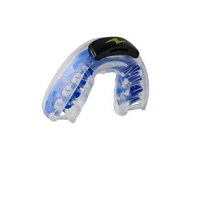 Zone Mouthguard Sports Mouth Piece Starter Kit - Custom-Fit Mouth Piece, Replacement Putty, & Carry Case. Custom fit in Minutes. M.O.R.A. Technology. No Boil, No Pain for Adults (Blue)