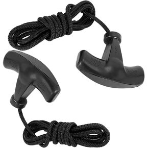 JIAYAN 2 Pieces Starter Handle with Recoil Starter Rope,Lawn Mower Pull Cords 1.5-Meter for Pull Recoil Starter,Lawn mowers,Rope Trimmers,Trimmers Etc