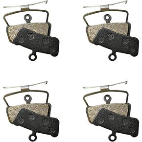 Bicycle Bike Disc Brake Pads for Sram Avid Elixir Trail, X0 Trail, Elixir 7 Trail, Elixir 9 Trail, Guide, Guide R, Guide RS, XOTR-M, XOTR-O, XOTR-O-AL (Semi Metallic Pads) 4 Pair