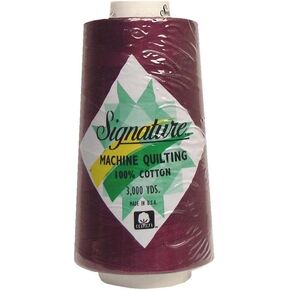 Signature Thread Signature Ctn 3000yd Berry Wine 100% Cotton Quilt Thread 3000 BerryWine