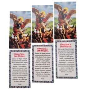 Archangel Michael, Saint Michael Archangel Religious Holy Card with Prayer, Guardian Angel