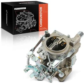 A-Premium 2 Barrel Carburetor Compatible with Toyota Corolla 3K 4K 1968-1978, Starlet 1974-1978, Trueno 1974-1981, 1.1L 66Cu 1.2L 71Cu 1.6L 97Cu, Replace# 2110024034, Mechanical Choke