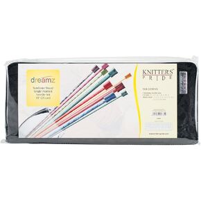 Knitter's Pride-Dreamz Straight Needles Set 10", Sizes 2.5/3mm to 11/8mm