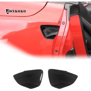 Car Door Handle Bowl Moulding for Chevrolet Corvette C7 2014-2019 Door Handle Bowl Panel Cover Trim Exterior Accessories (Gloss Black)