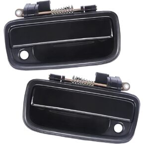 BINWUHU 2PCS Exterior Door Handle Front Left Driver and Right Passenger Side Compatible with 1995 1996 1997 1998 1999 2000 2001 2002 2003 2004 Toyota Tacoma Replace# 6922035020, 6921035020 w/Key Hole