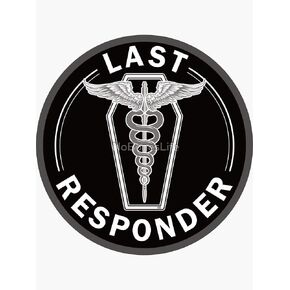 Last Responder - Sticker Graphic - Auto, Wall, Laptop, Cell, Truck Sticker for Windows, Cars, Trucks