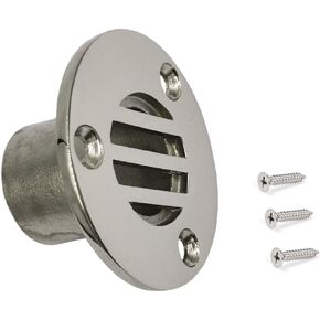 Boat Floor Yacht Deck Drain 1" Stainless Steel 316 Drainage Hardware Replacement Accessories