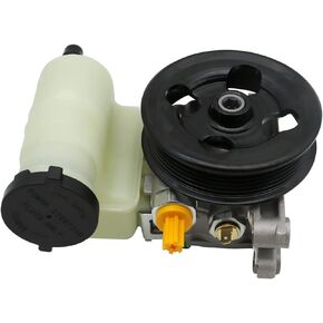 21-5179R Power Steering Pump with Reservoir Pulley Compatible with Ford Fusion Mercury Milan 2006 2007 2008 2009 L4 2.3L Gas, 6E5Z3A696AB
