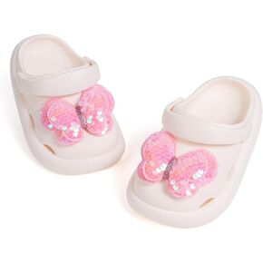 CENCIRILY Baby Girls Boys Cartoon Slides Sandals Lightweight Open Toe Non-Slip Slippers Toddler Garden Clogs Kids Outdoor Beach Pool Shower Summer Cute Mules Water Shoes