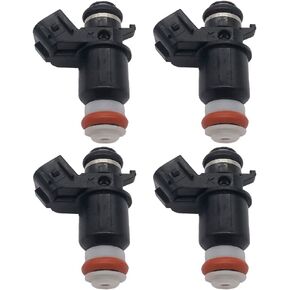 16450-PLD-004 Fuel Injector Compatible with Honda Civic 1.7L EX DX HX LX 2001 2002 2003 2004 2005 (Set of 4pcs)