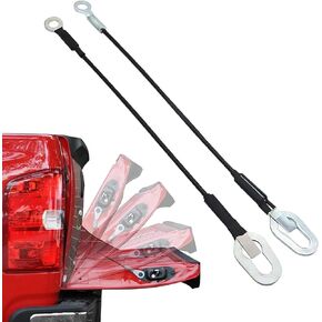 55345124AB Rear Tailgate Cable Compatible for 1994-2002 Dodge Ram 1500 2500 3500 Pickup Truck Replacement Liftgate Support Strap 2PCS 55345125AB