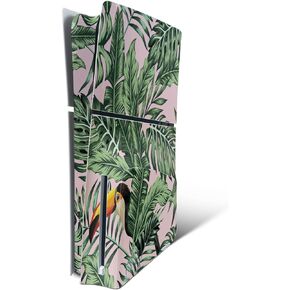 MightySkins Skin Compatible with Playstation 5 Slim Disk Edition Console Only - Hidden Toucan | Protective, Durable, and Unique Vinyl Decal wrap Cover | Easy to Apply | Made in The USA