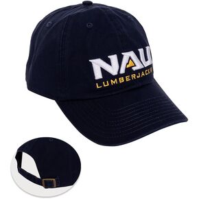 Desert Cactus Northern Arizona University Baseball Hat Lumberjacks NAU Brimmed Embroirderd Cap Adjustable Cloth Strap Adult (Style A) Blue