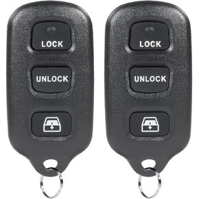 Key Fob Compatible for Toyota 4Runner 1999 2000 2001 2002 2003 2004 2005 2006 2007-2009/Sequoia 2001-2007 HYQ12BBX Keyless Entry Remote Control HYQ12BAN/ HYQ12BBX/ 89742-35050 (Pack of 2)