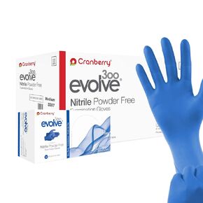 Cranberry Evolve Nitrile Powder Free Exam Gloves