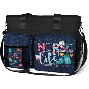 Large Nurse Work Bag. Waterproof Nurse Bag for Work. Shoulder Bag Nurse Tote Bag. Nursing Student Nurse Gift.