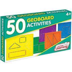 Junior Learning JL342 50 أنشطة Geoboard، متعددة متوسطة
