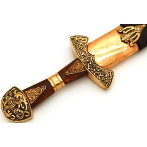 Medieval Warrior 9th Century Viking Handmade Handforged Heavy Duty Real Sword Comes with Scabbard (BR-213)