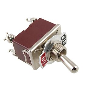 uxcell® a10113000ux0239 Toggle Switch, AC 250V 15 Amp, Bat Handle On/Off DPST 4 Screw Terminals