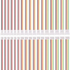 10Pairs 26AWG JST PH2.0 Plug Connector Cable 2/3/4 Pin Female Male 200mm JST Connector Wire for Battery JJRC H36 H67 Blade Inductrix E010 E013 in Kuwait