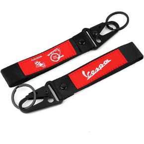 Motorcycle Embroidery Key Ring Keychain for Vespa Piaggio GTS GTV LX PX Sprint Primavera 50 125 150 150S 250 300 300ie 946