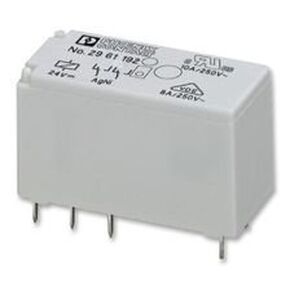 PHOENIX CONTACT 2961192 RELAY, POWER, DPDT, 24VDC, 8A, SOCKET (5 pieces)