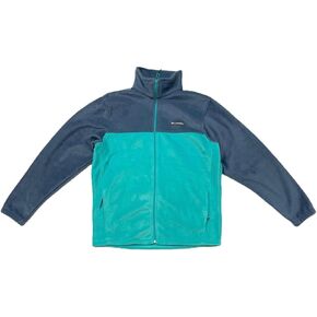 Columbia Mens Granite Mountain Full Zip Fleece Jacket (XXL, Blue/strong aqua)