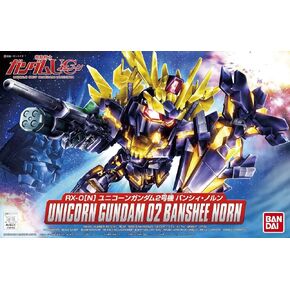 Bandai Hobby - Gundam UC - BB#391 Unicorn Gundam 02 Banshee Norn SD Model Kit
