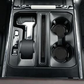 حامل أكواب Auovo بطانات إدراج لملحقات Ford F150 2023 2022 2021 حصيرة جيب باب وحدة التحكم المركزية المضادة للغبار زخرفة داخلية حمراء (33 قطعة/المجموعة)