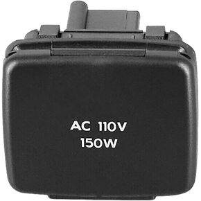 Replace BC3Z-19N236-A Center Console Rear Power Outlet Plug, 110V 150W Socket Assembly Fit for Ford Lincoln