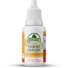 Liquid Oxygen Drops Supplement by Organa - 100% Pure and Natural Liquid Oxygen Drops - Liquid Oxygen Boost