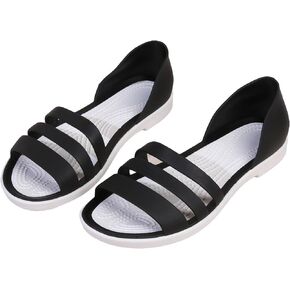 SweatyRocks Women's Casual Open Toe Sandals Strappy Warp Outdoor Slides Slippers