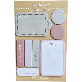 Coffee and Bible Time - Take Notes Sticky Note Set